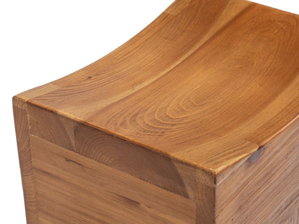 Nico - Stool Ottoman - Brown