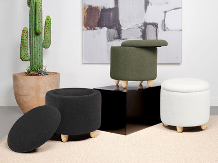 Corvair - Round Storage Ottoman