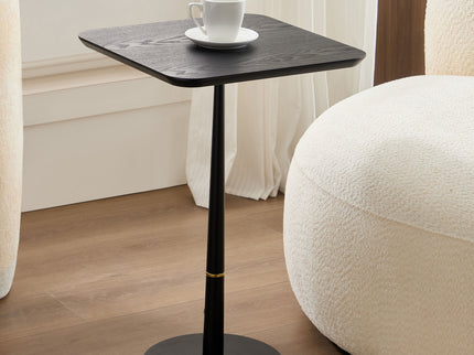 Modern Square Coffee Table And Computer Desk - Black / Gold
