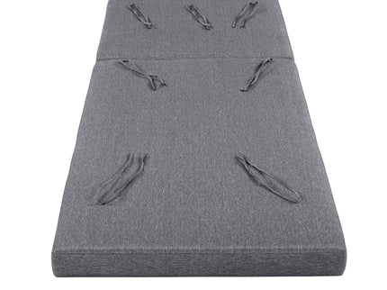 Outdoor Chaise Lounge Cushion Only, Water-Resistant Patio Lounge Chair Cushion With Removable Cover