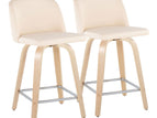 Beige / Faux Leather