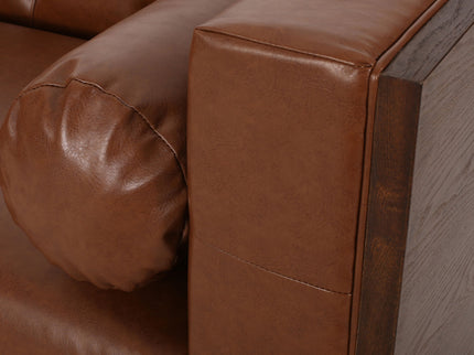 Contemporary 3 Seater Sofa With Tufted Design