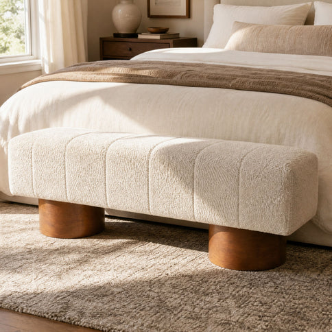 Modern Upholstered Dining Bench