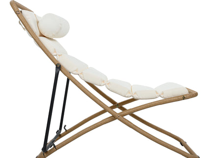Outdoor Folding Chair With Adjustable Backrest (Set of 2)