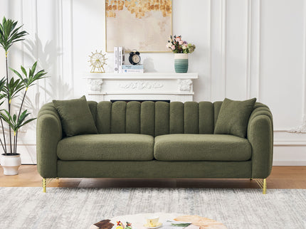 Tufted Oversized Sofa For Living Spaces