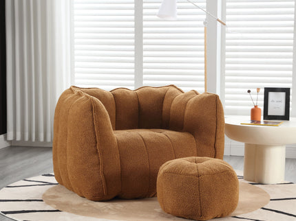 Soft Bean Bag Chair With High Resilient Foam