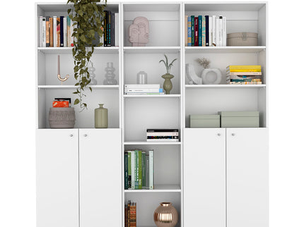 Levan - 3 Piece Living Room Set With 3 Bookcases