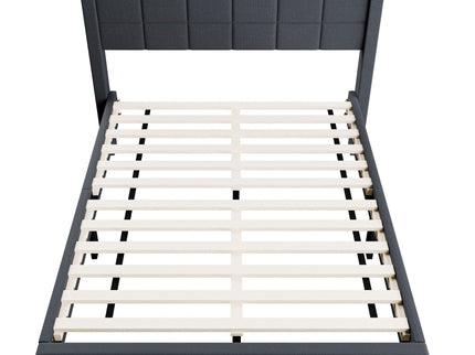 Bed Upholstered Box Design Headboard
