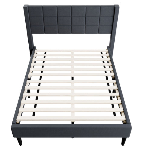 Bed Upholstered Box Design Headboard