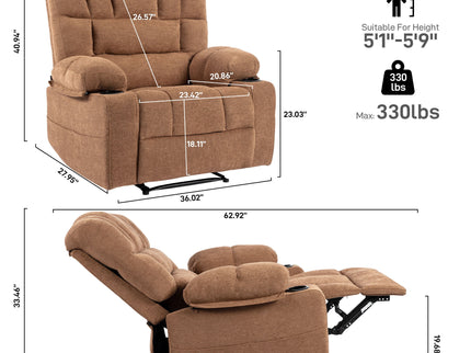 Massage Recliner Chair Sofa With Heating Vibration