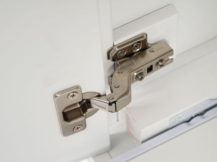 Modern Bathroom Vanity With Ceramic Sink, Solid Frame And Storage Solutions