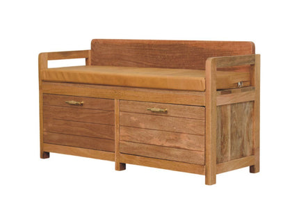 Oxford - 2 Drawer Storage Bench - Beige