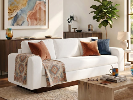 Modern 3 Seater Sofa, Living Room Couch