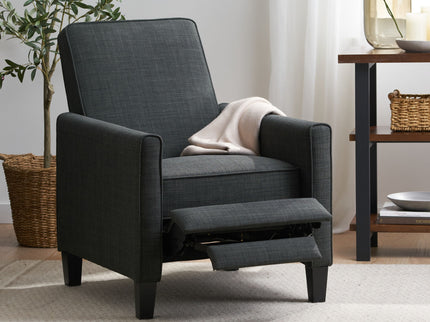 Upholstered Push Back Recliner Chair For Living Room