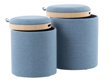 Tray - Contemporary Nesting Ottoman Set