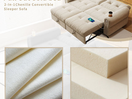 Cloud Like Convertible Sofa Bed With For Living Room