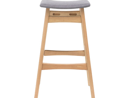 Modern Bar Stool Set With Upholstered Seating
