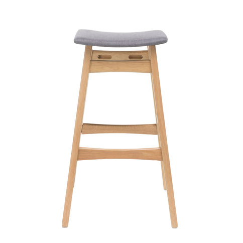 Modern Bar Stool Set With Upholstered Seating