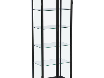 Nevra - 4 Shelf Display LED Curio Cabinet