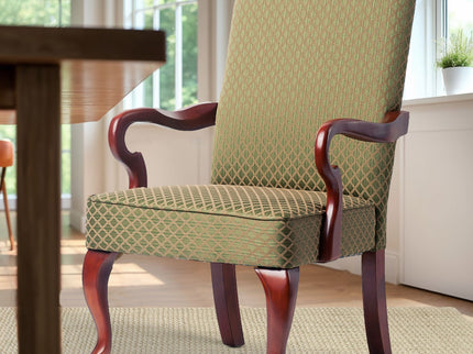 Delaney - Elegant Gooseneck Arm Chair With High Back