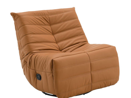Glider Recliner With Swivel - Orange