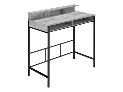 Computer Desk For Home Office, Standing, Storage Shelves, Laptop, Contemporary & Modern