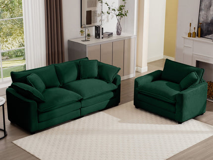 Elegant Oversized Sectional Sofa Set With Deep Seats And Flexible Layout