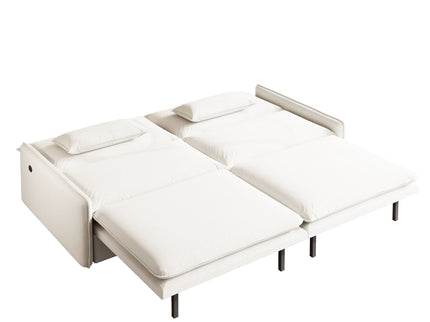 4 Seat Convertible Sleeper Sofa Bed, Modern With Storage