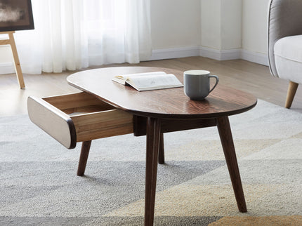Capsule Centre Low Table With Drawers Coffee Table