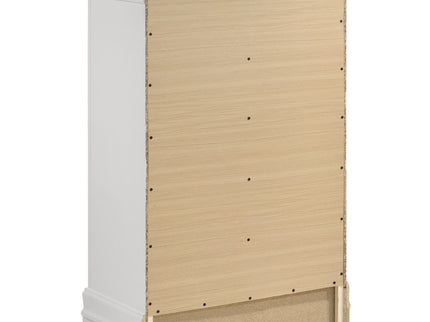5 Drawer Bedroom Chest - White
