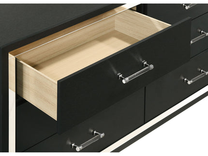 Malcolm - 6 Drawer Dresser Cabinet - Black