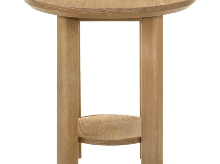 Crispin - Round Table With Lower Shelf