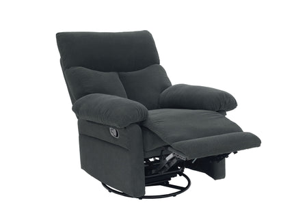 Swivel Rocker Recliner Chair With Manual Recline For Living Room