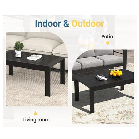 Outdoor Patio Set, All-Weather With Thick Cushions