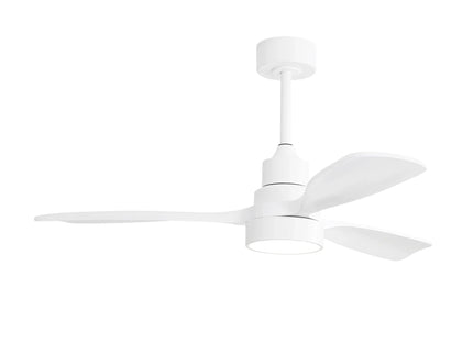 48" Ceiling Fan With Dimmable 3Cct LED Light, DC Motor, Reversible - White