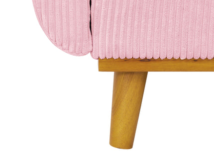 Upholstered Loveseat With Arms And Pillows