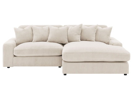 Upton - Reversible Sectional Sofa With Oversized Chaise - Sand