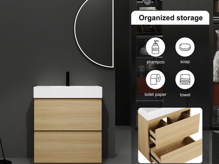 Modern Freestanding Bathroom Vanities With Single Sink Combo