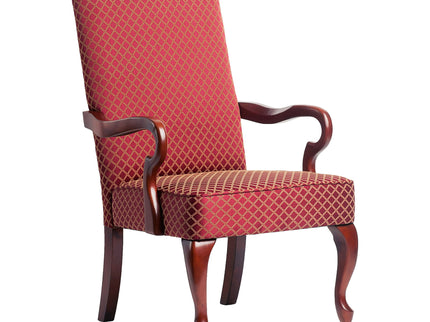 Delaney - Elegant Gooseneck Arm Chair With High Back