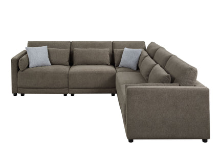 Rylie - Modular Sectional Sofa With Toss Pillows