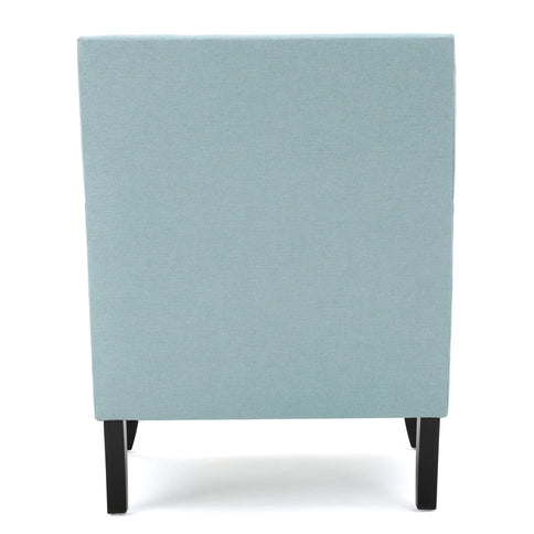 Serenada - Upholstered Fabric Club Chair With Nailhead Trim And Tapered Birch Legs