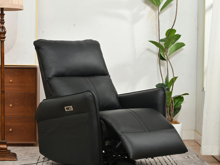 270° Power Swivel Rocker Glider Recliner Chair With USB Ports