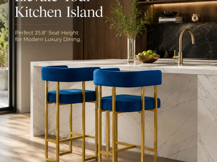 Modern Counter Height Bar Stools With U - Shaped