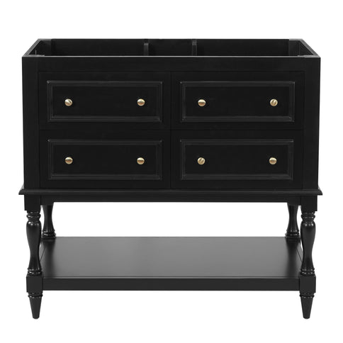 Modern Bathroom Vanity Cabinet With 4 Drawers