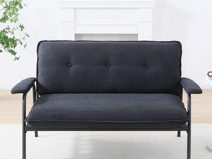 Modern Metal Frame Sofa With Sponge Filling For Compact Spaces And Versatile Use