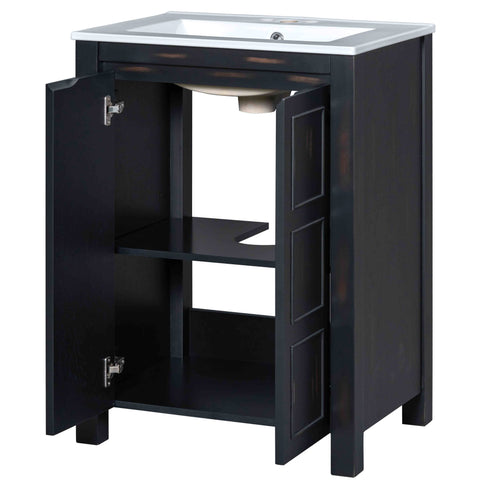 Bathroom Vanity Organizer With Sink, Combo Cabinet Set, Bathroom Storage Cabinet