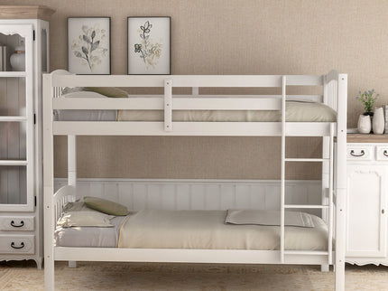 Solid Construction Bunk Bed With Ladder