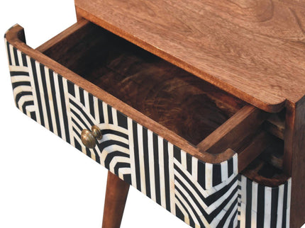 Edessa Bone Inlay Bedside
