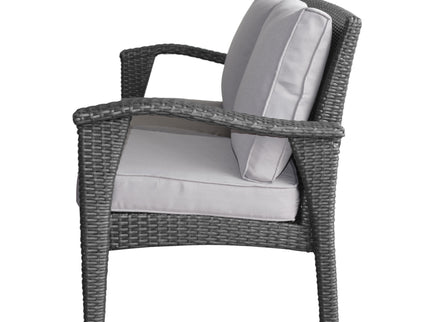 Honolulu - Loveseat - Gray / Silver