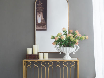 Arch Mirror, Baroque Inspired Wall Decor For Bathroom, Bedroom, Living Room